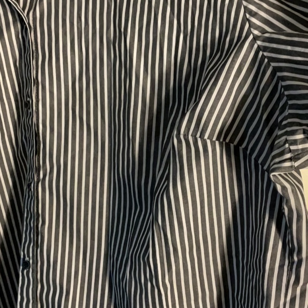 Women’s ALC Woman plus size Striped Button-Up Shirt 3X - Picture 5 of 7